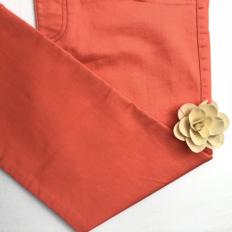 Breathable 59%C 20%Poly 20%Viscose 1%EL Stretch Slub Fabric